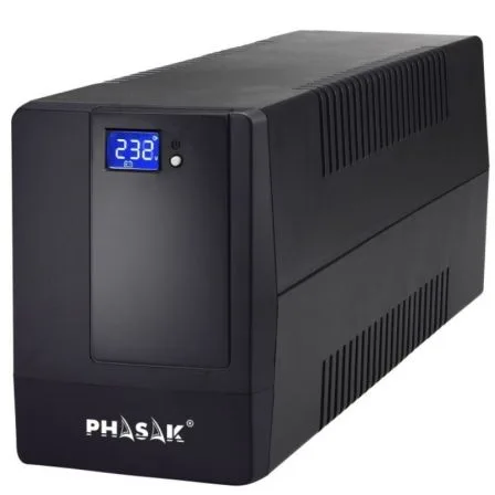 Sai ups phasak 650va interactive avr 2xschuko ph 9465 0.65kva