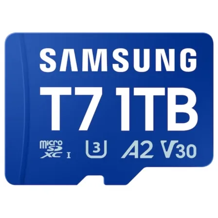 Tarjeta de Memoria Samsung P7 1TB microSD XC/ Clase 10/ 170MBs