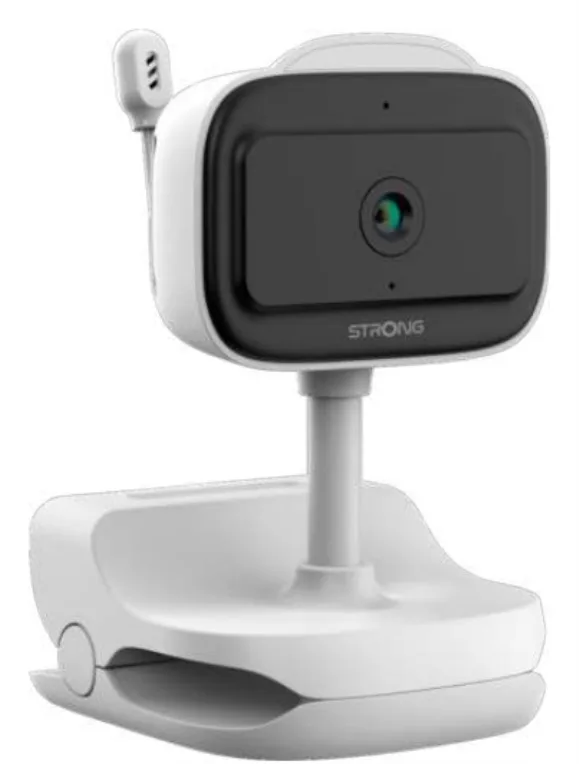 Strong DOVY video-monitor para bebés Wi-Fi Blanco, Negro