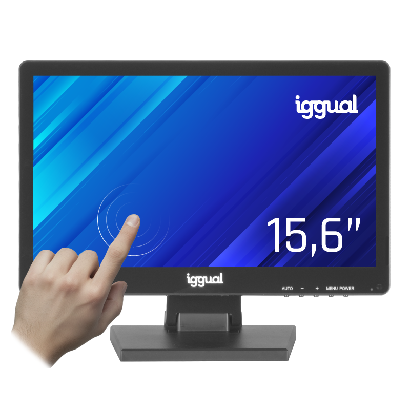 iggual Monitor táctil capacitivo 15,6" 16:9 HD+
