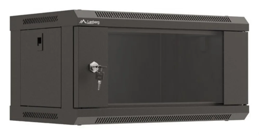Lanberg WF03-5304-10B armario rack 4U Bastidor de pared Negro
