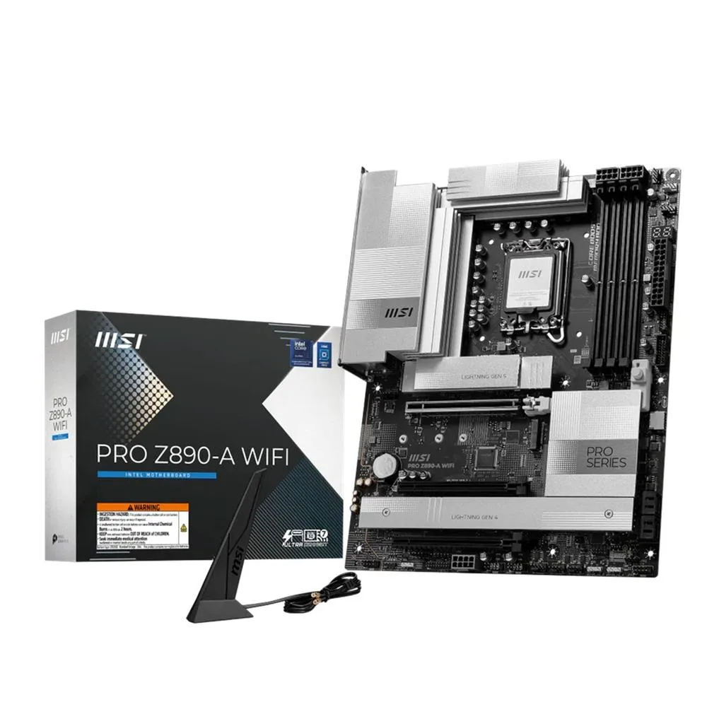 Placa msi pro z890 - a wifi atx lga 1851 - 4x ddr5