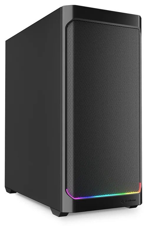 Sharkoon AK4 RGB STRIP Midi Tower Negro