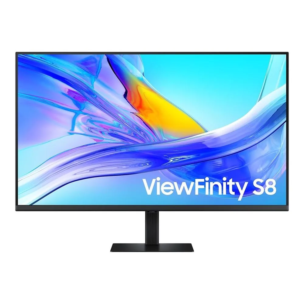 Monitor Profesional Samsung ViewFinity S8 S80UD S37D800UAU 37"/ 4K/ Regulable en altura/ Negro