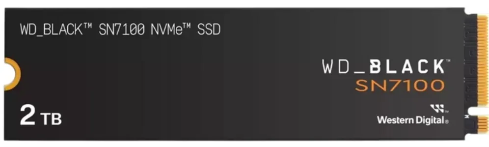 Disco duro interno ssd wd black sn7100 2tb m.2 pcie4