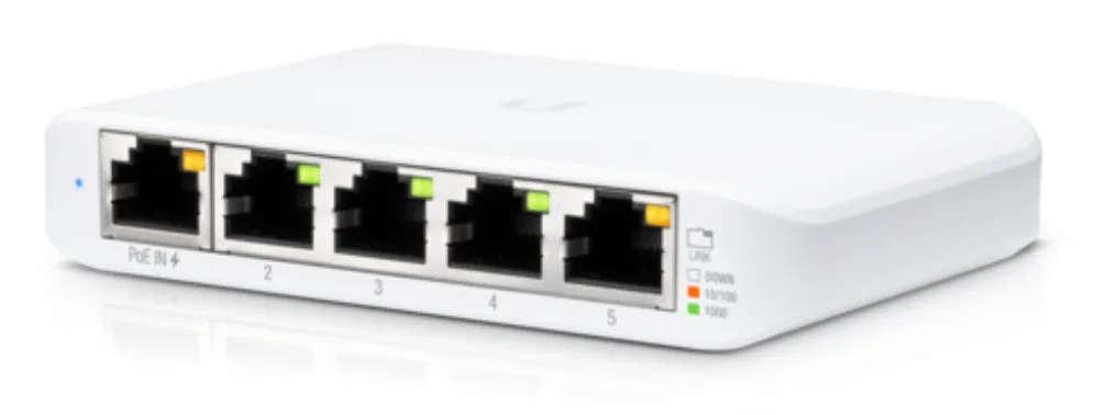 Ubiquiti UniFi Switch Flex Mini (5-pack) Gestionado Gigabit Ethernet (10/100/1000) Energía sobre Ethernet (PoE) Blanco