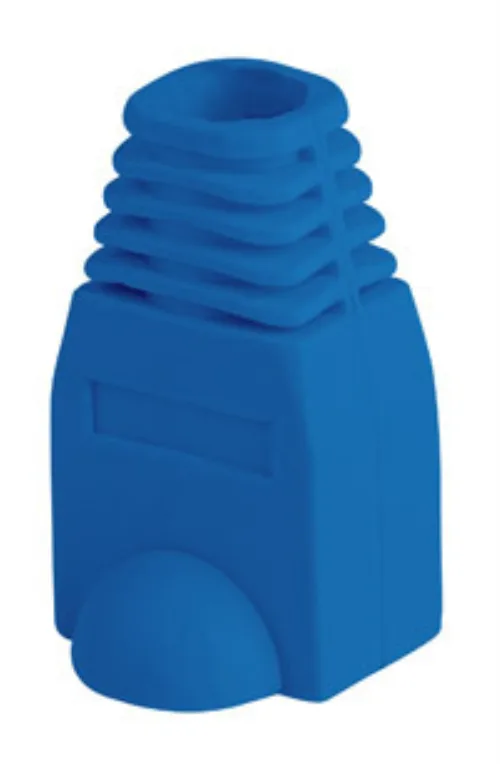 Funda protectora lanberg plb - 1000 - b para conector rj45 pack de 100 unidades azul