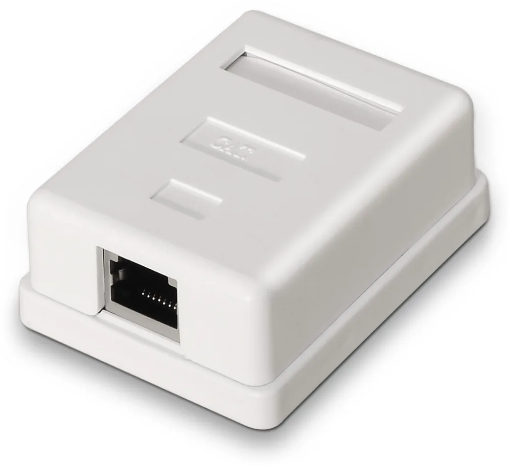 Roseta de Superficie Aisens A139-0303/ Cat.6/ 1 Toma