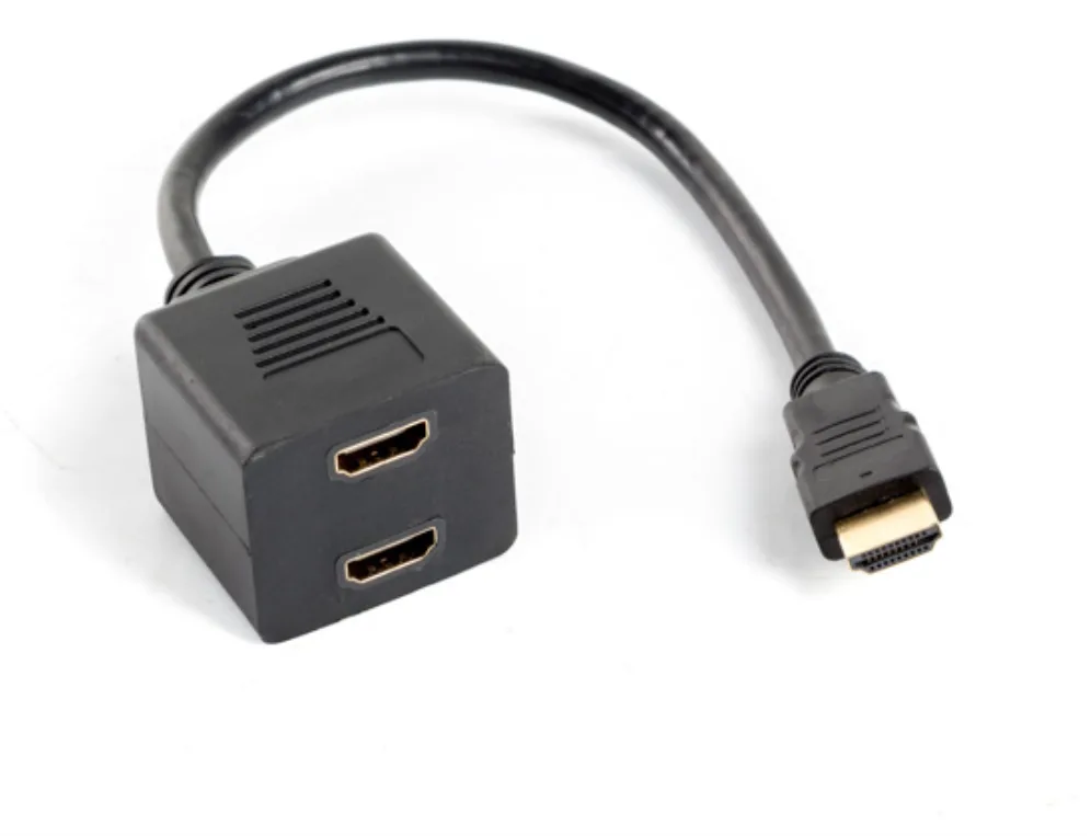 Adaptador lanberg hdmi macho - hdmi hembra x2 splitter 20cm