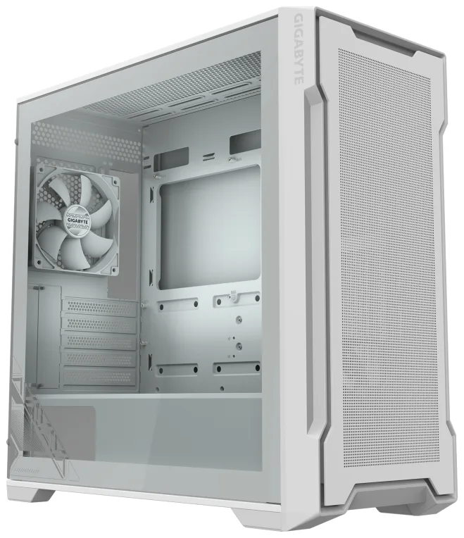 Caja ordenador gaming gigabyte c102 glass matx cristal templado blanca
