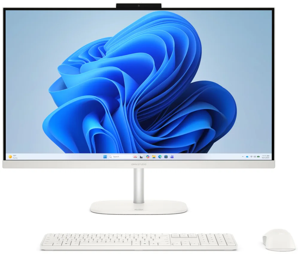 HP OmniStudio All-in-One Desktop 27-cu0029ns PC Intel Core 7 240H 68,6 cm (27") 1920 x 1080 Pixeles 24 GB DDR5-SDRAM 1 TB SSD Windows 11 Home Wi-Fi 6 (802.11ax) Blanco