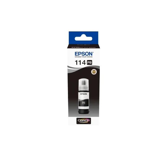 Botella tinta epson ecotank 114 negro foto 70ml