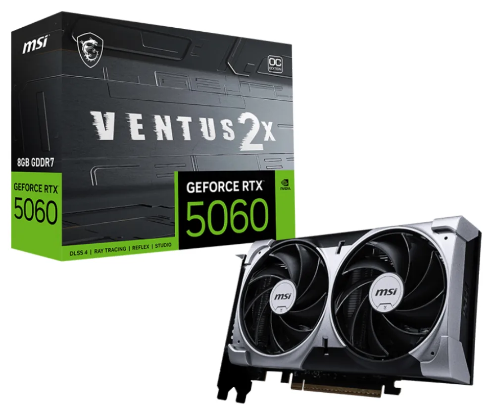 MSI VGA NVIDIA RTX 5060 8G VENTUS 2X OC DDR7