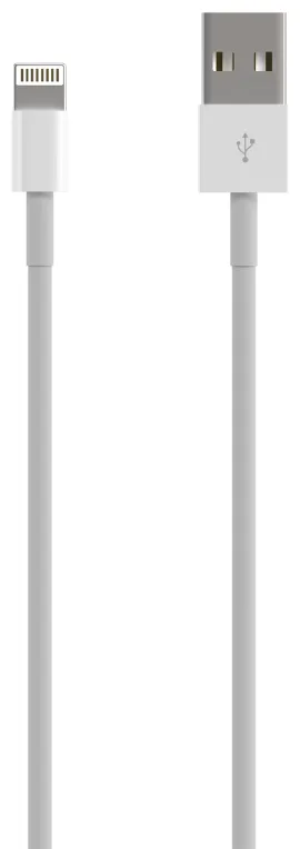 Cable USB 2.0 Lightning Aisens A102-0542/ USB Macho - Lightning Macho/ 50cm/ Blanco