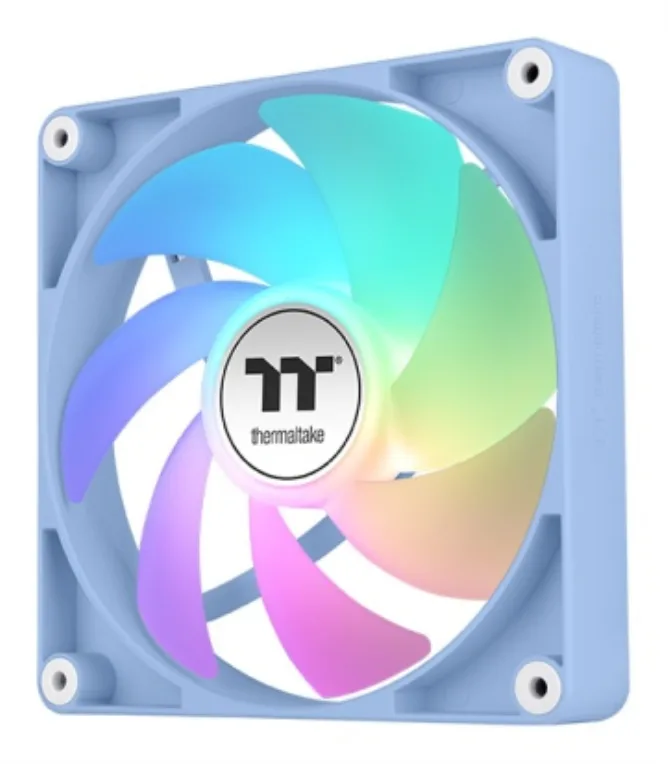 Ventilador caja thermaltake ct120 argb 2x 120mm azul