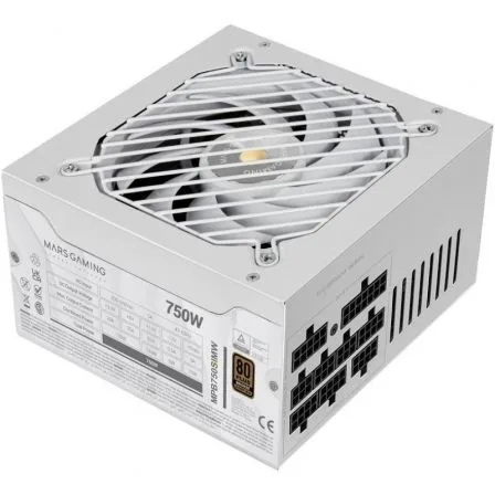 Fuente alimentacin mars gaming mpb750simw atx 750w blanca