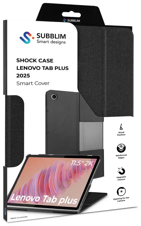 Funda Subblim Shock Case Lenovo Tab Plus 2025 11.5"/ Negra