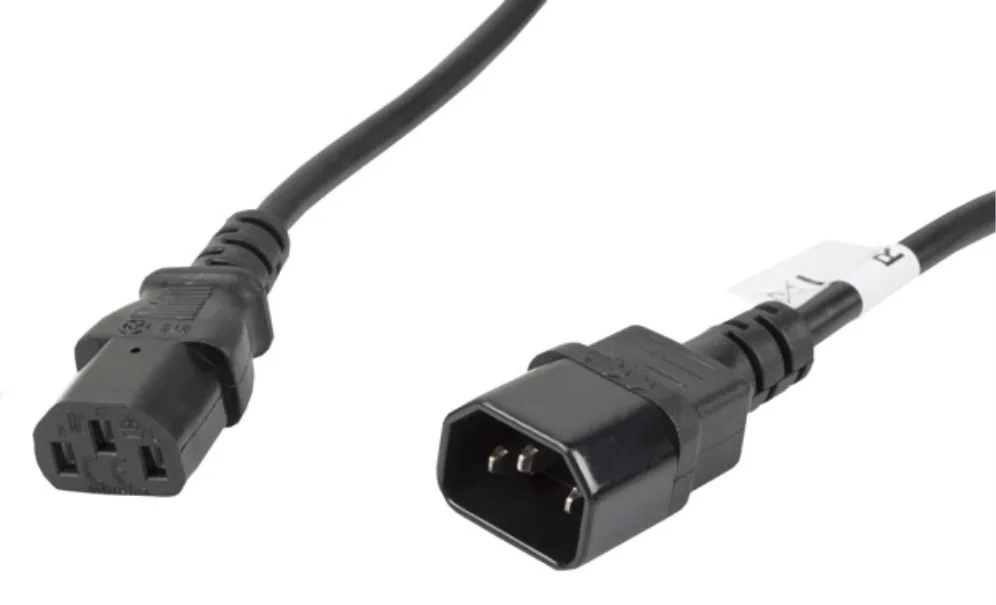 Cable alargador lanberg alimentacion cpu iec320 c13 h - iec320 c14 m vde 5m