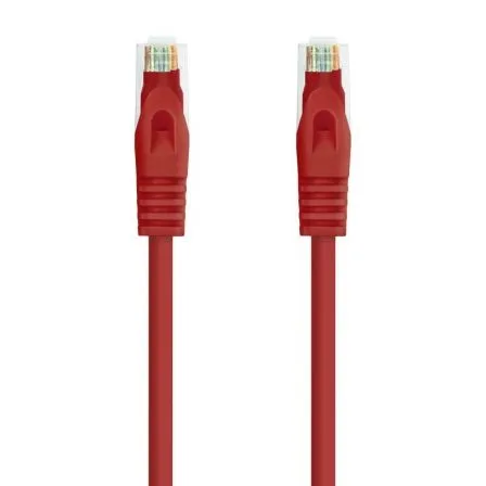 Cable de Red RJ45 UTP Nanocable 10.20.1800-L25-R Cat.6A/ LSZH/ 25cm/ Rojo