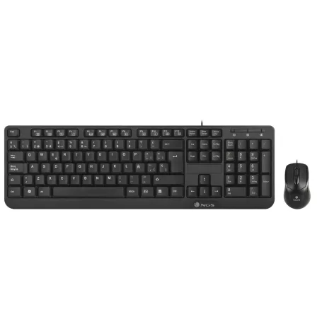Teclado y Ratón NGS Cocoa KIT/ Portugués