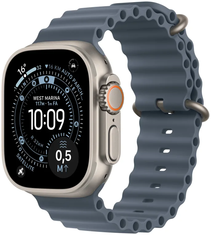 Apple Watch Ultra 3 OLED 49 mm Digital 422 x 514 Pixeles Pantalla táctil 5G Titanio Wifi GPS (satélite)