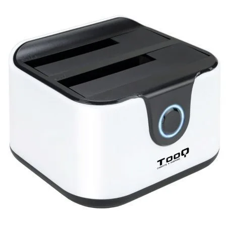 Docking station tooq hd 2.5 - 3.5 pulgadas sata a usb 3.0 doble bahia - usb 2.0 host - 4200rpm - 7200rpm