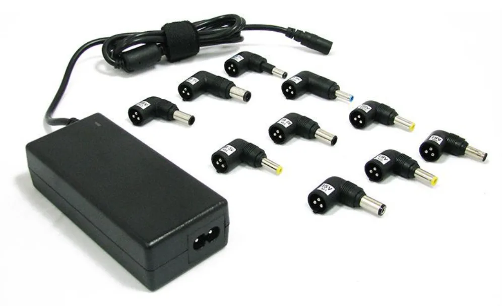 Cargador de Portátil Leotec/ 70W/ Automático/ 10 Conectores/ Voltaje 15-20V