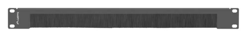Panel pasacables con cepillo lanberg 1u negro