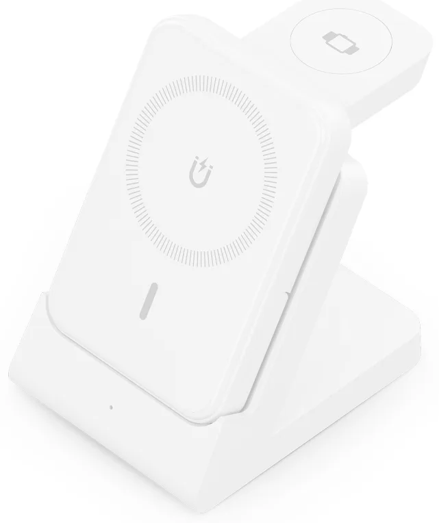 Base de carga Inalámbrica Aisens ASCH-15W4WC063-W/ 15W/ Blanco
