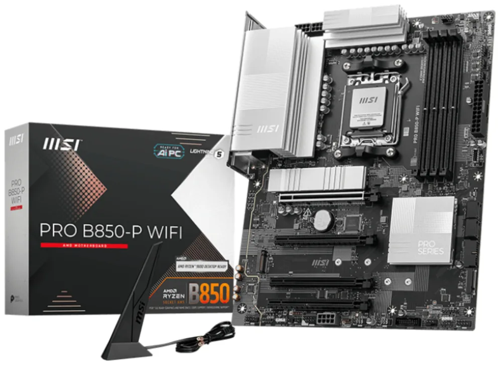 Placa base msi pro b850 - p wifi atx