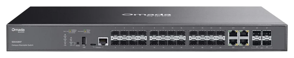 TP-Link SG5428XF switch Gestionado L3 Negro