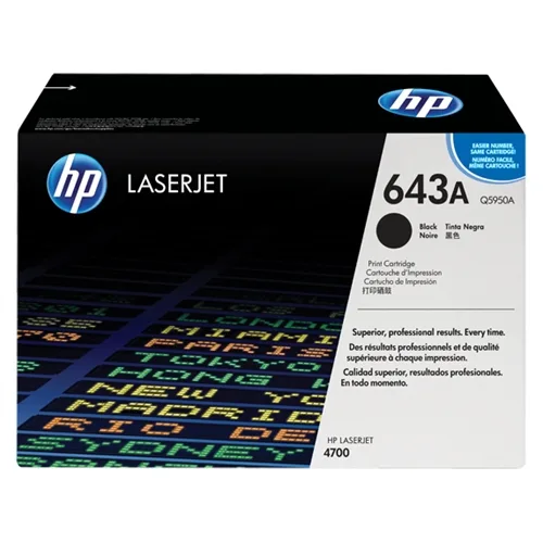 Toner hp negro q5950a 11000 pag laserjet 4700