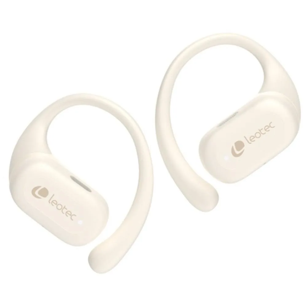 Auriculares leotec open air zenith sport inalambrico beige