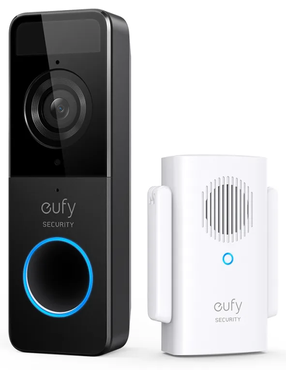Eufy Video Doorbell 1080p Negro, Blanco