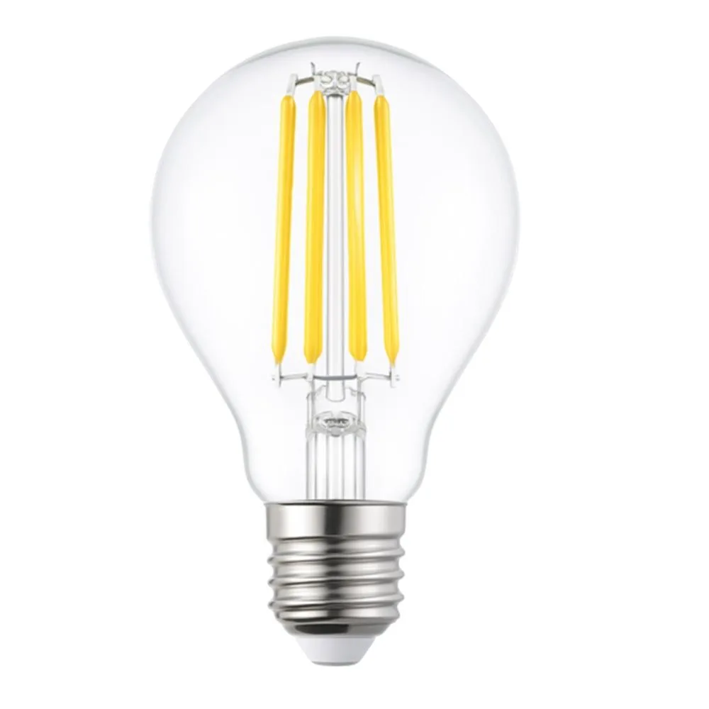 Bombilla led silver electronic filamento transprente estandar 6w=80w - e27 - 2700k