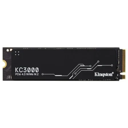 Disco duro interno ssd kingston kc3000 4096gb m.2 nvme pci - e 4.0
