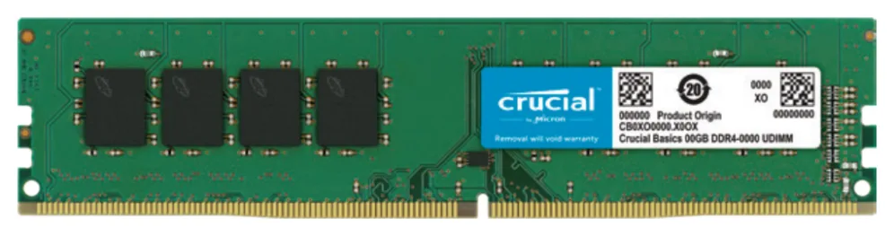 Crucial CB8GU3200 módulo de memoria 4 GB 1 x 4 GB DDR4 3200 MT/s