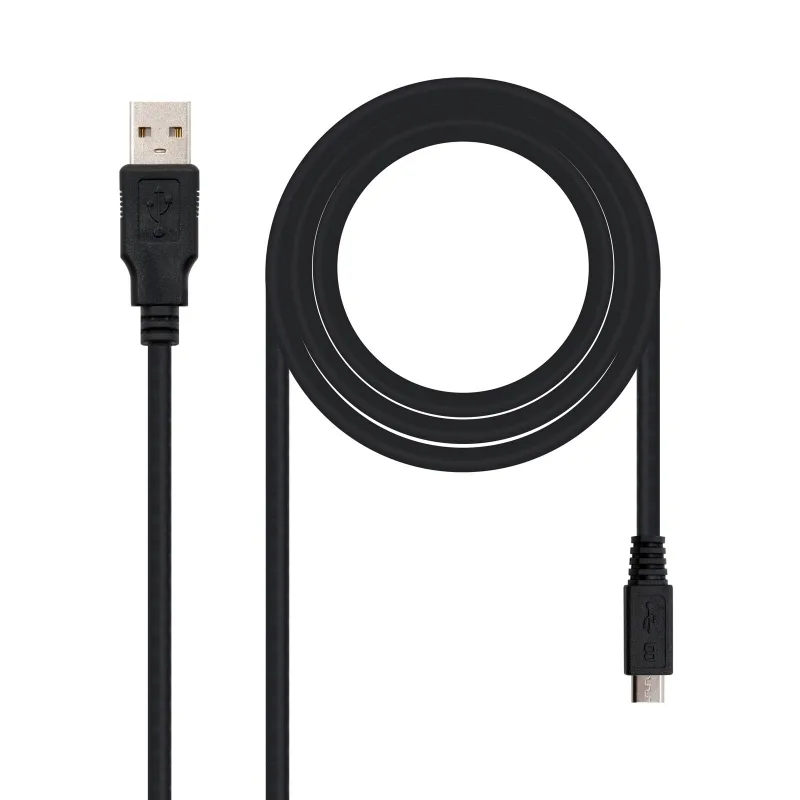 Nanocable Cable USB 2.0 A-M Micro USB B-M 0,8 M