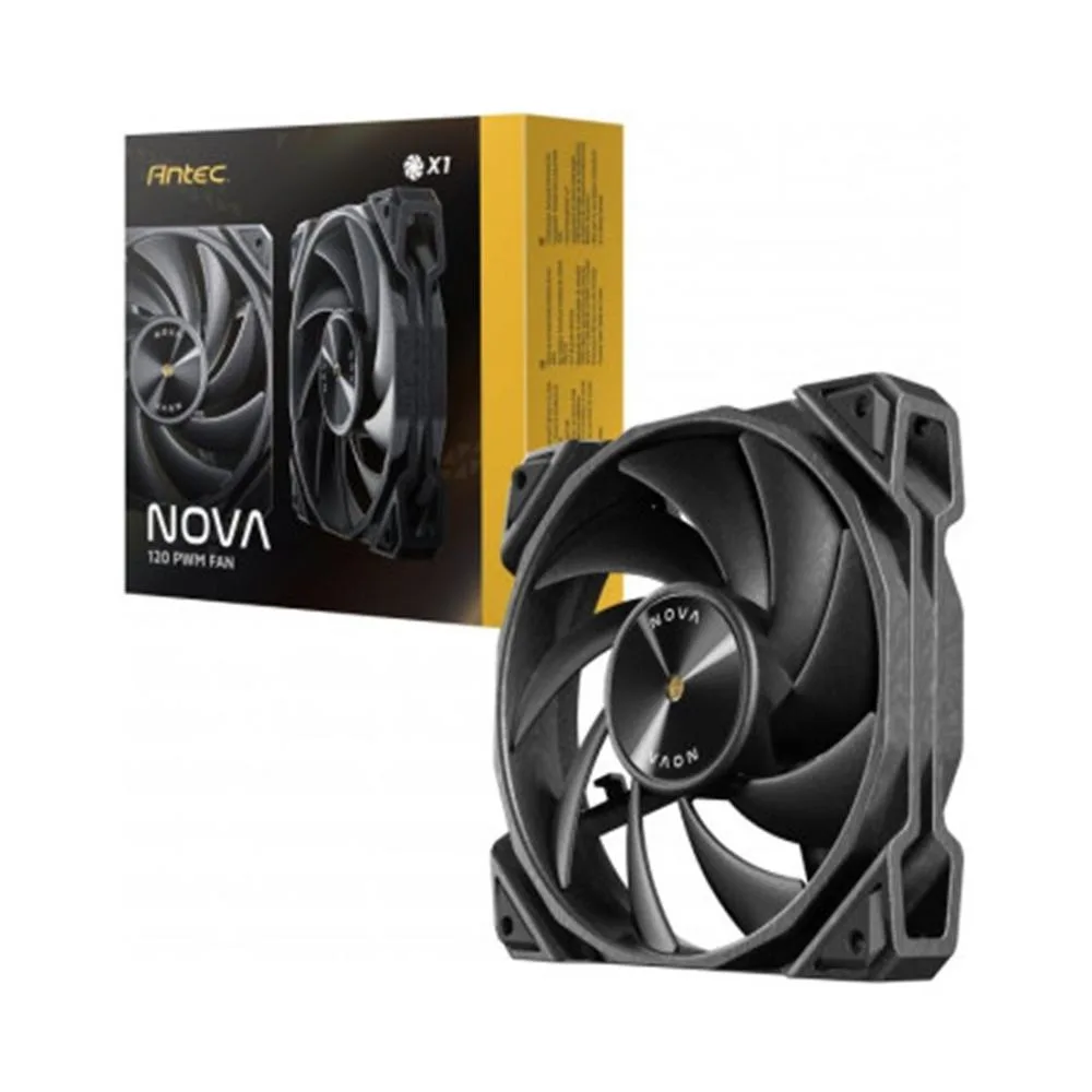 Antec Nova Carcasa del ordenador Ventilador 12 cm Negro 1 pieza(s)