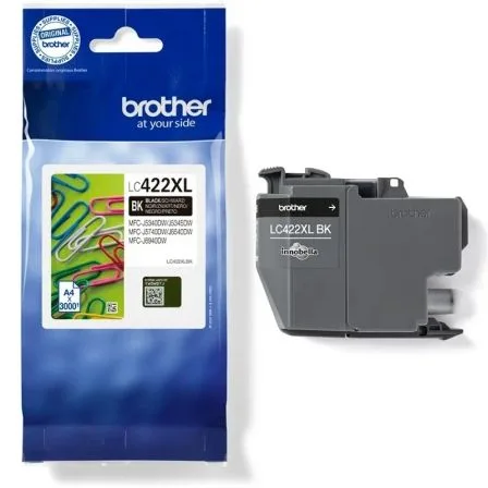 Cartucho tinta brother lc422xlbk negro 3000 paginas