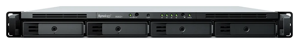 NAS Synology RackStation RS822+/ 4 Bahía 3.5"- 2.5"/ 2GB DDR4/ Formato Rack