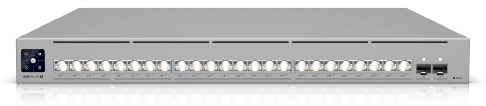 Ubiquiti UniFi Pro XG 24 PoE Gestionado L2/L3 10G Ethernet (100/1000/10000) Energía sobre Ethernet (PoE) 1U Gris