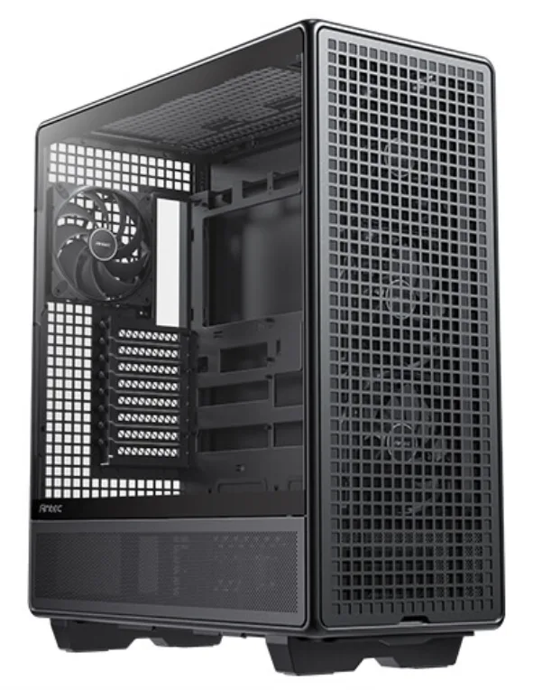 Caja ordenador gaming antec 900 atx cristal templado negra