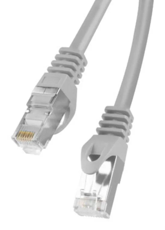 Cable red lanberg latiguillo cat.6 ftp 0.25m gris fluke passed