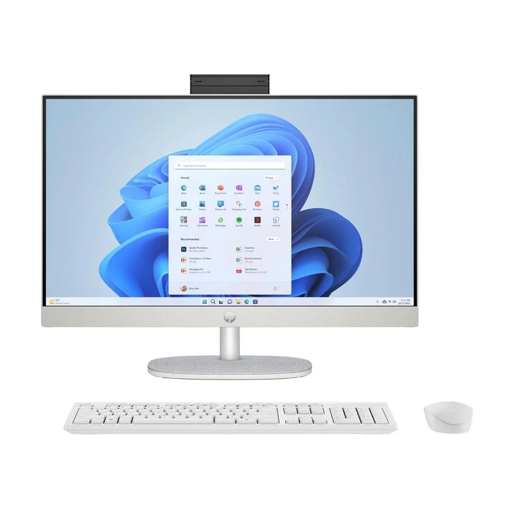 Ordenador all in one hp 24 - cr0181ns i5 - 1335u - 8gb - ssd 512gb - 23.8 pulgadas fhd - freedos