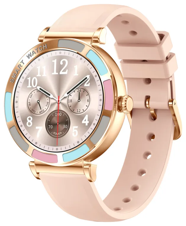 Trevi T-FIT 245 L 3,23 cm (1.27") IPS 41 mm Digital Pantalla táctil Rosa
