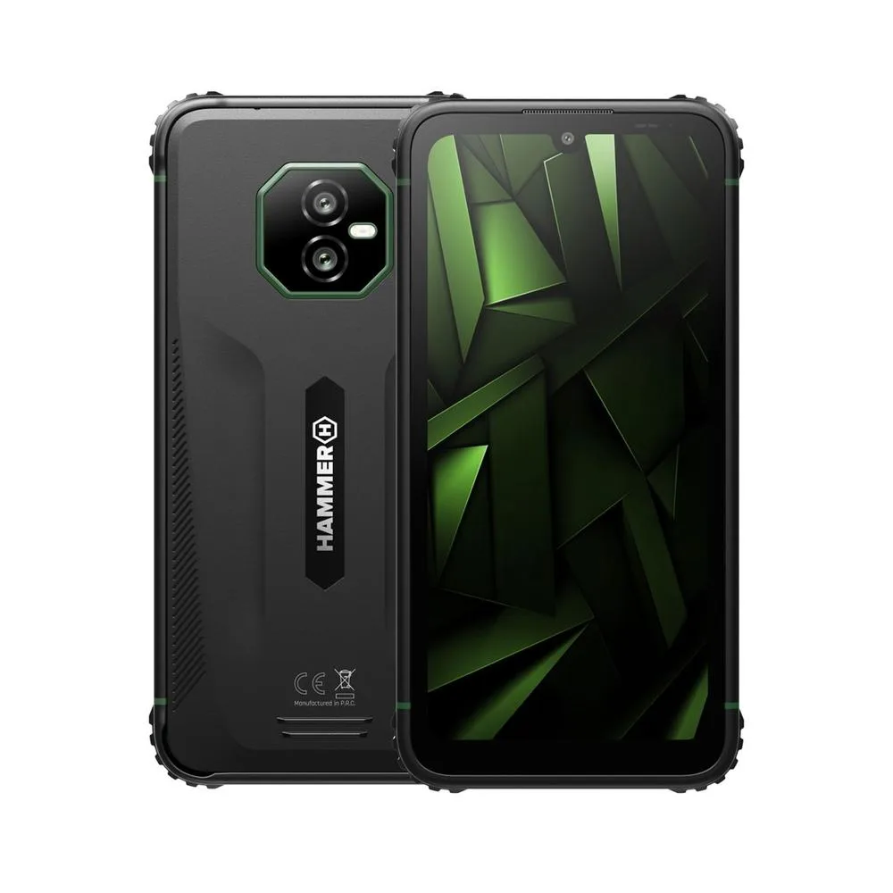 Movil rugerizado hammer ranger 4g 6 - 128gb negro - verde