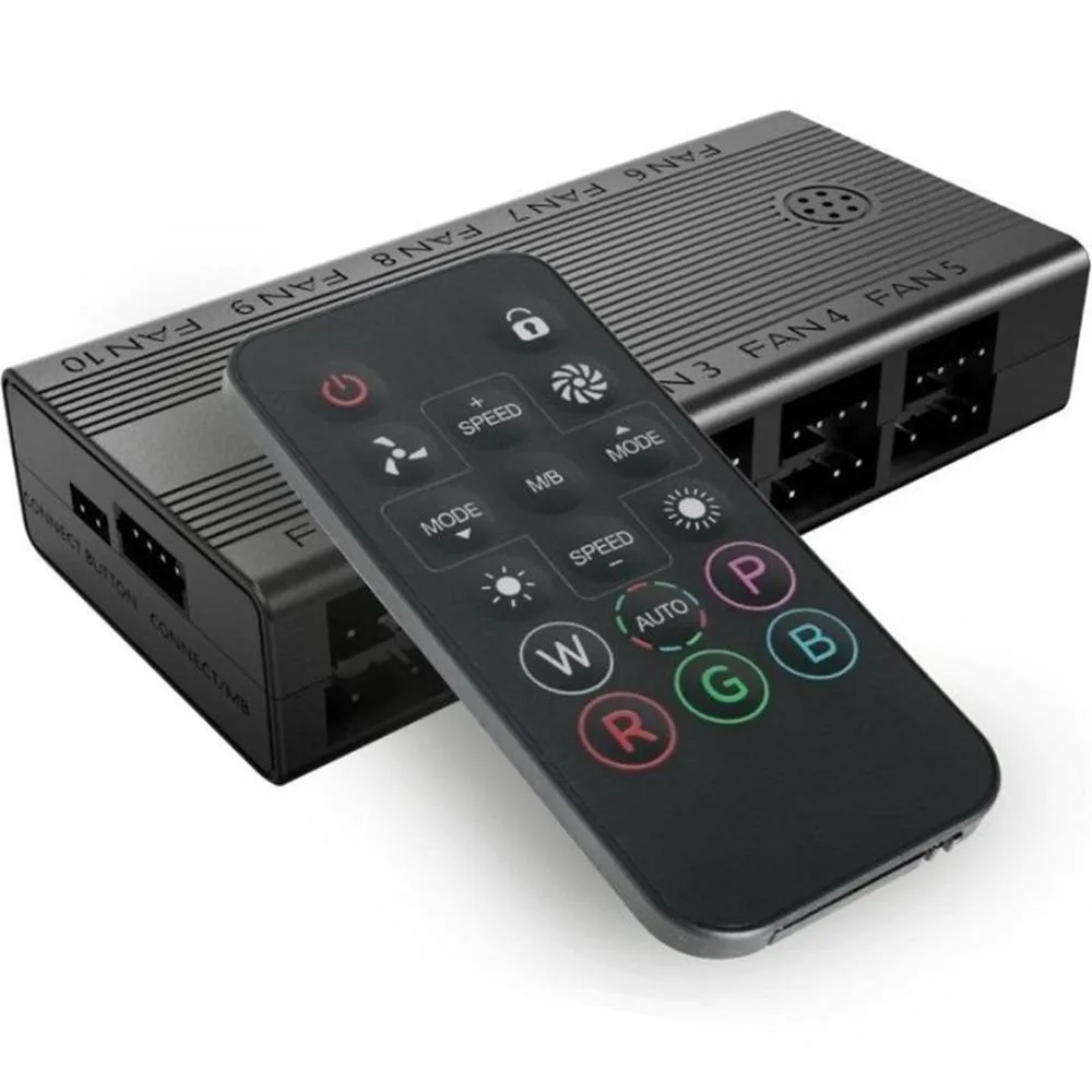 Controlador Hub Remoto Mars Gaming MF-HUB para Ventiladores ARGB