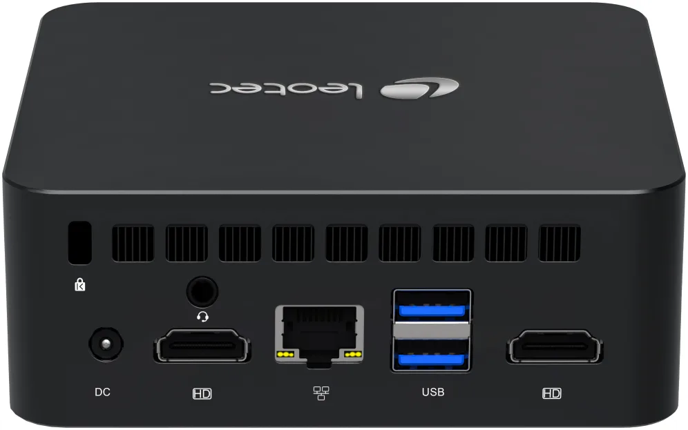 Leotec LEMPC20 PC/estación de trabajo barebone Negro 1,9 GHz