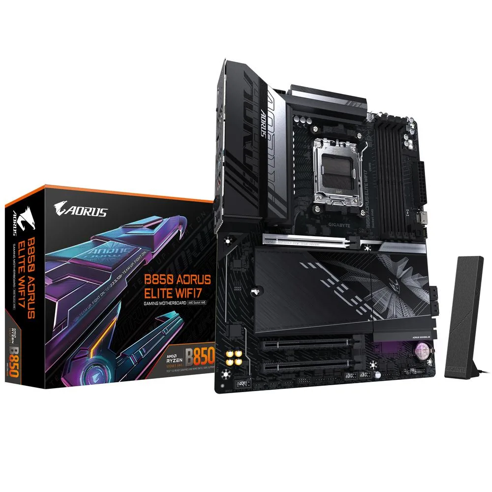 Placa base gigabyte b850 aorus elite wifi7 am5 atx - 4x ddr5